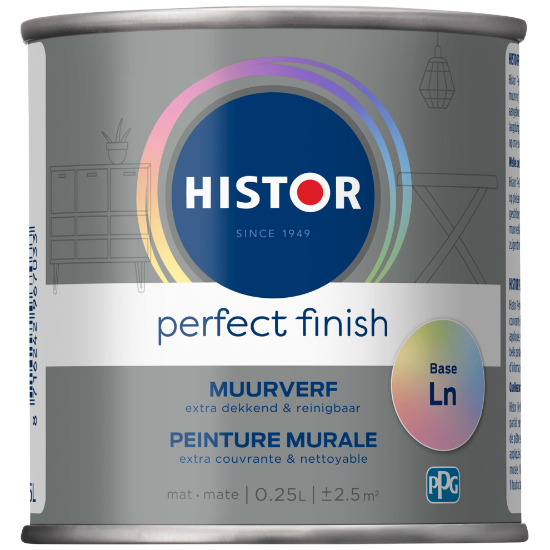 Histor Perfect Finish Muurverf Mat Tester