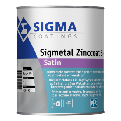 Sigma Sigmetal Zinccoat 3 in 1 Satin