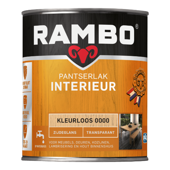 Rambo Interieurlak Transparant Zijdeglans