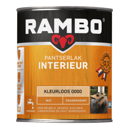 Rambo Interieurlak Transparant Mat