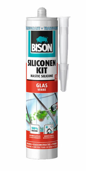 Bison Siliconenkit Glas