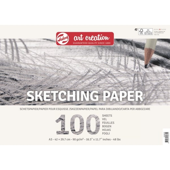 Talens Sketching Paper 100 vel A3