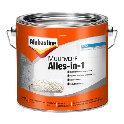Alabastine Synthetische Muurverf Alles in 1 de Vos Verf