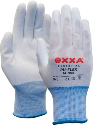 Oxxa Handschoen PU-Flex Wit 14-083 de Vos Verf