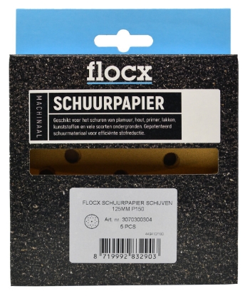 Flocx Schuurpapier Schijven 125 mm de Vos verf