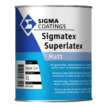 Sigma Sigmatex Superlatex Matt de Vos verf