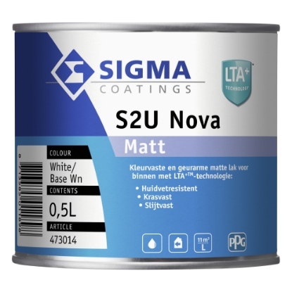 S2U Nova Matt 500 ml - de Vos verf