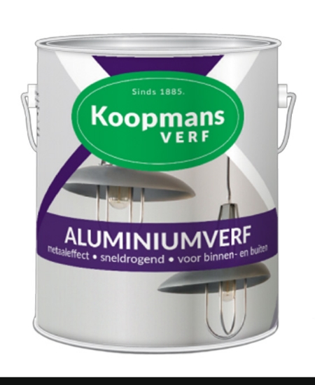 Koopmans Zijdeglans Aluminiumverf - de Vos verf